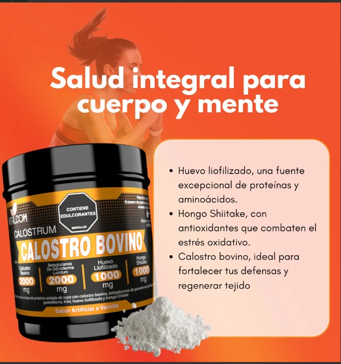 CALOSTRUM CALOSTRO BOVINO 500g